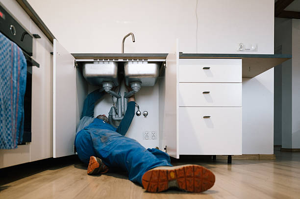 Professional Drain Cleaning technician working in Rifton, NY